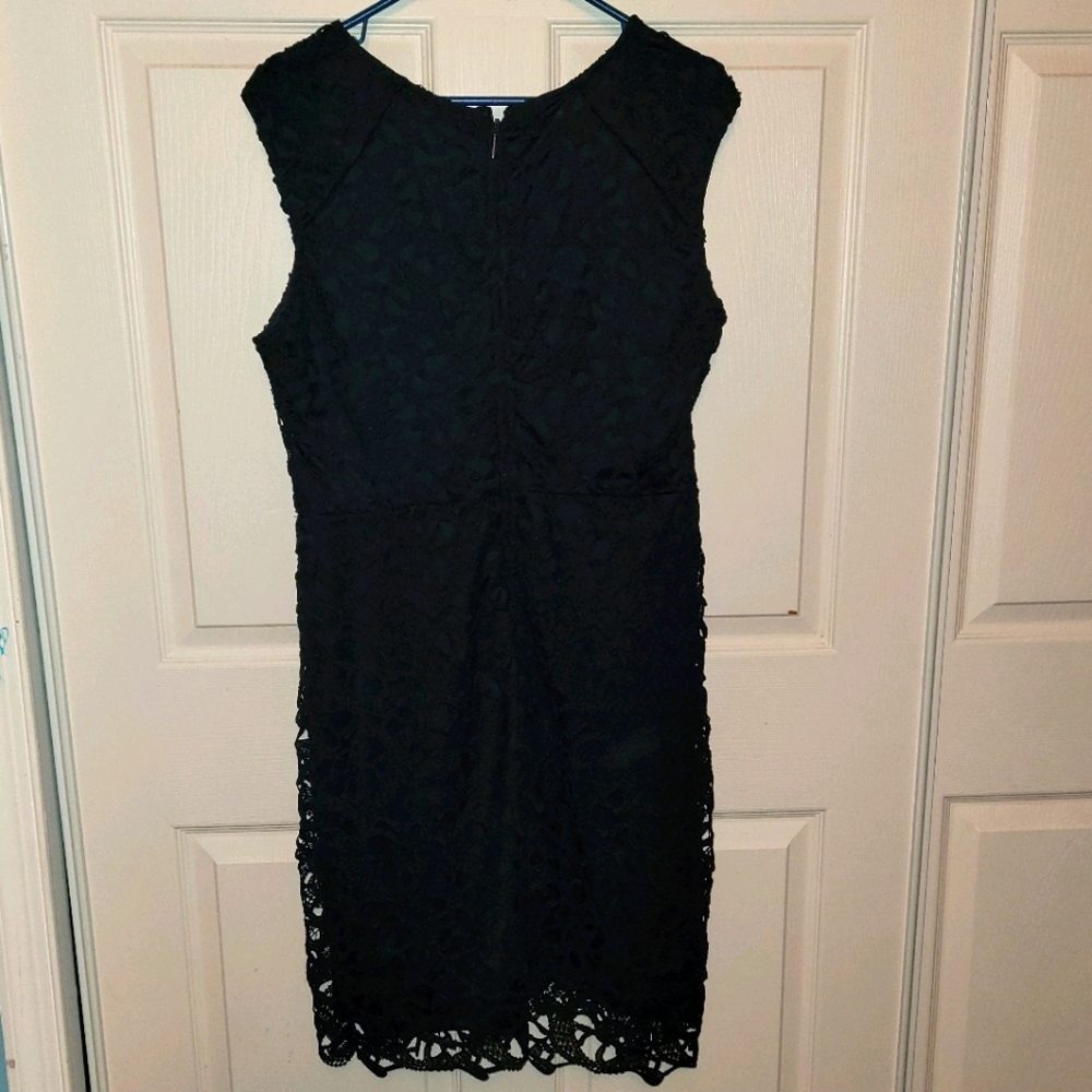 NY & Co Navy Lace Dress